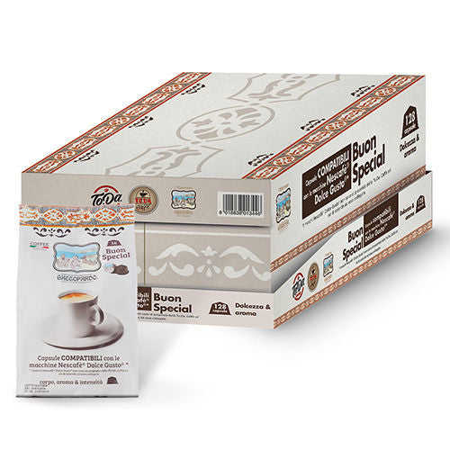 Caffè ToDa Gattopardo BUON SPECIAL per Nescafè®* Dolce Gusto®* (128 capsule)