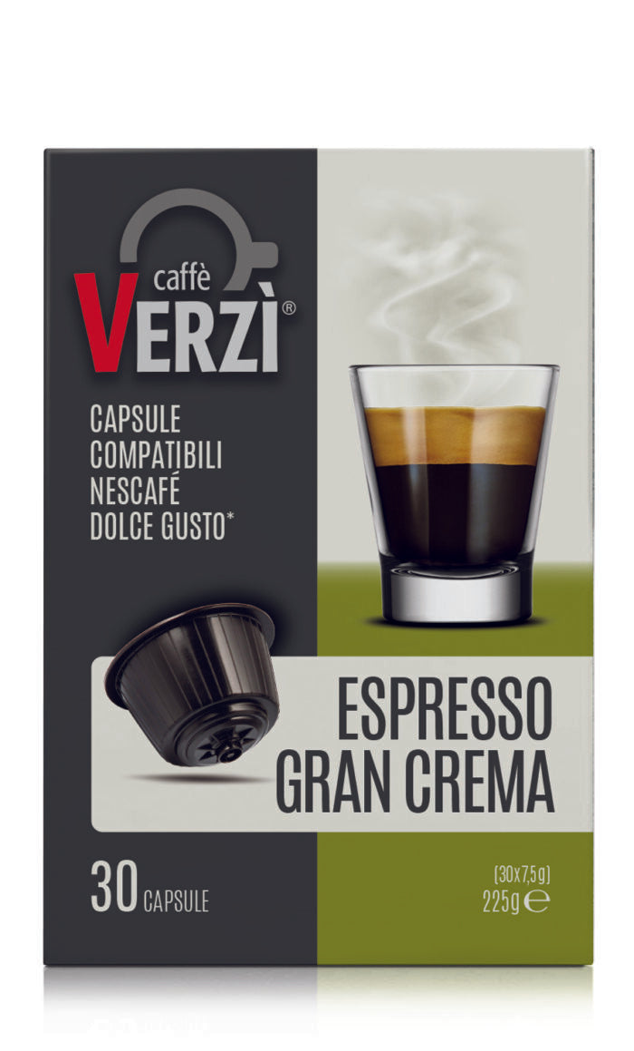 Caffè Verzì Espresso Gran Crema per Nescafè®* Dolce Gusto®* (90 capsul –  Caffelivery