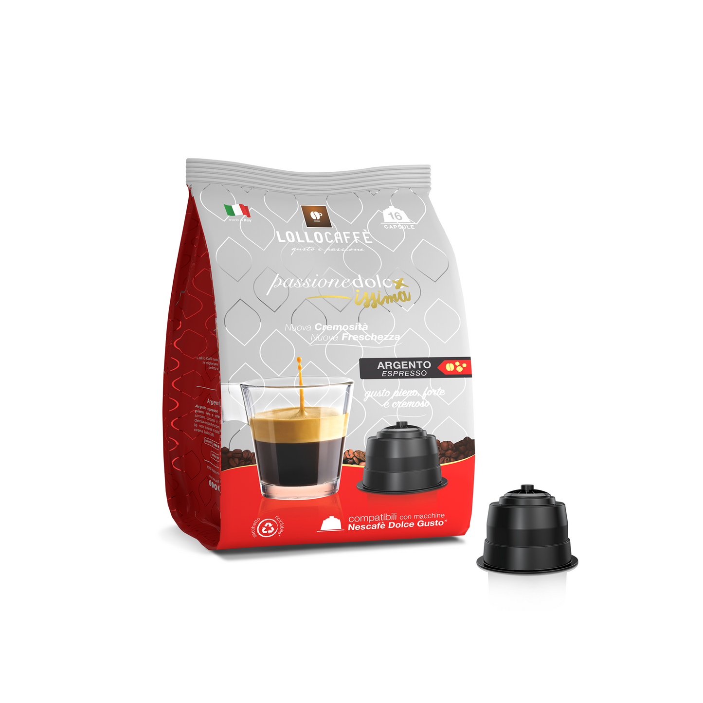 Lollo Caffè Miscela ARGENTO per Nescafè®* Dolce Gusto®* (96 capsule)