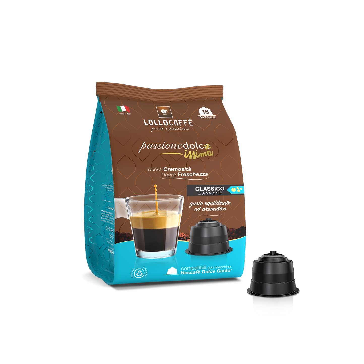 Lollo Caffè Miscela CLASSICA per Nescafè®* Dolce Gusto®* (96 capsule)
