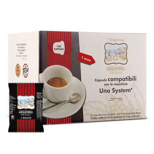 Caffè ToDa Gattopardo Gusto RICCO per Uno System®* (100 capsule)