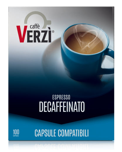 100 capsule Caffè Verzì Decaffeinato per Nespresso®* – Caffelivery