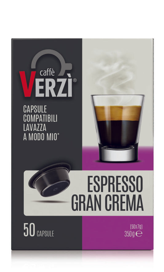 Caffè Verzì Espresso Gran Crema per Lavazza®* A Modo Mio®* (100 capsule)