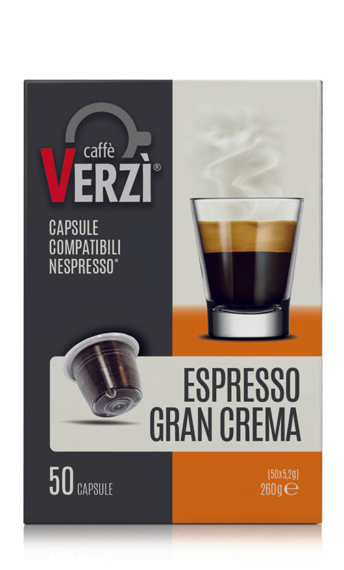 Caffè Verzì Espresso Gran Crema per Nespresso®* (100 capsule)