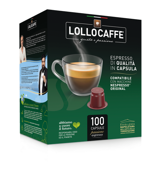 Lollo Caffè Miscela NERA per Nespresso®* (100 capsule)