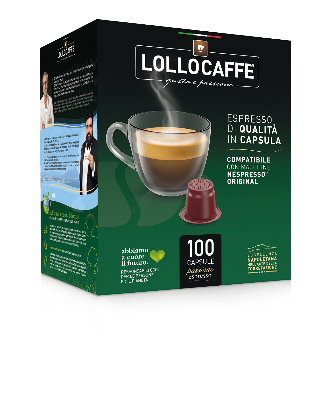 Lollo Caffè Miscela DEK per Nespresso®* (100 capsule)
