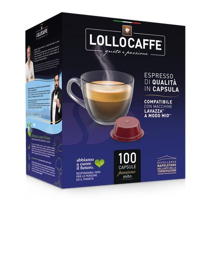 Lollo Caffè Miscela DEK per Lavazza®* A Modo Mio®* (100 capsule)